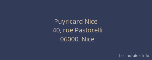 Puyricard Nice