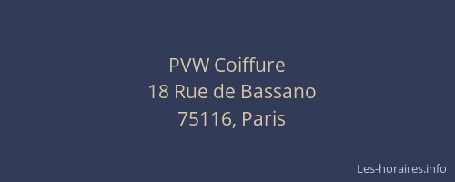 PVW Coiffure