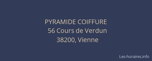 PYRAMIDE COIFFURE