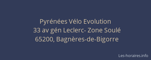 Pyrénées Vélo Evolution
