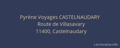 Pyrène Voyages CASTELNAUDARY