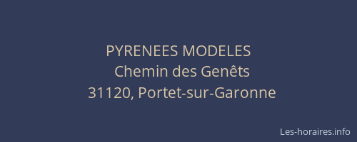 PYRENEES MODELES