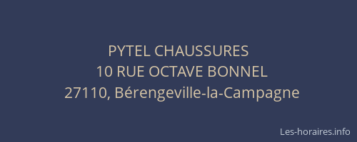 PYTEL CHAUSSURES