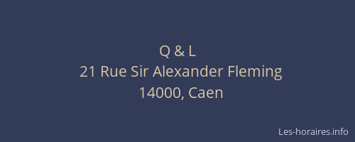 Q & L