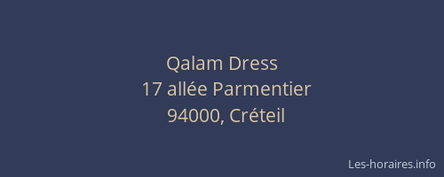 Qalam Dress