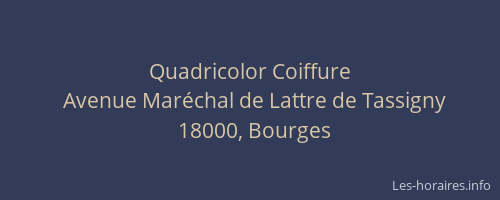 Quadricolor Coiffure