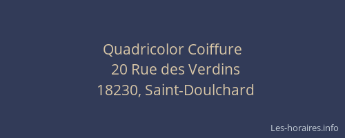 Quadricolor Coiffure
