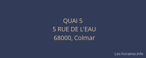 QUAI 5