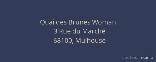 Quai des Brunes Woman
