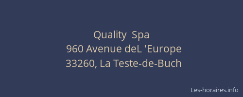 Quality  Spa