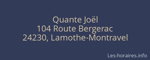 Quante Joël