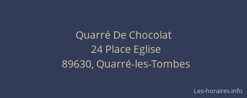 Quarré De Chocolat