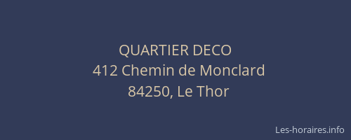 QUARTIER DECO