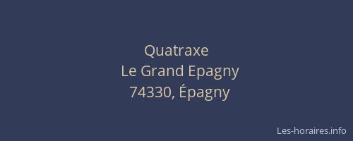 Quatraxe