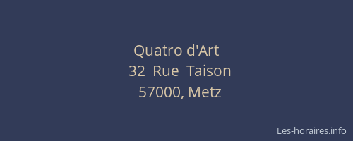 Quatro d'Art