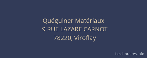 Quéguiner Matériaux