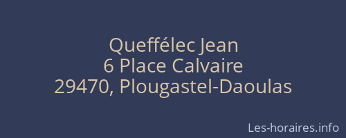 Queffélec Jean