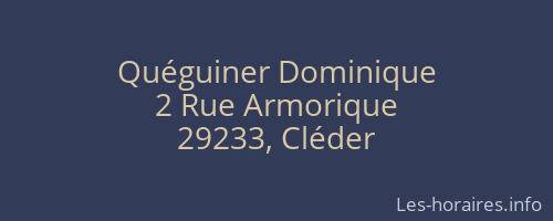 Quéguiner Dominique