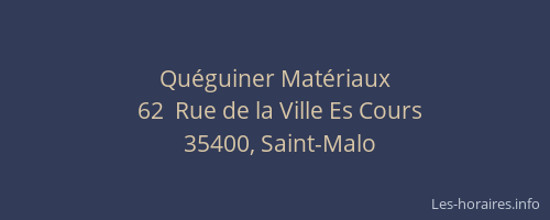 Quéguiner Matériaux