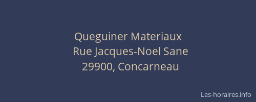 Queguiner Materiaux