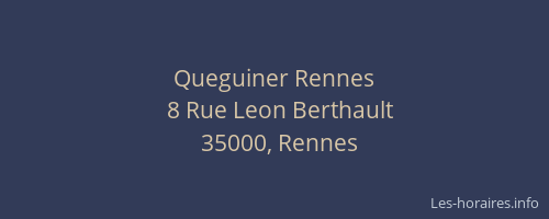 Queguiner Rennes