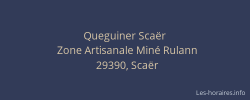 Queguiner Sca&euml;r