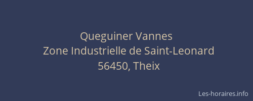 Queguiner Vannes