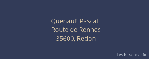 Quenault Pascal