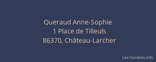 Queraud Anne-Sophie