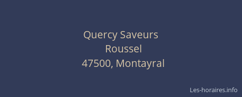 Quercy Saveurs