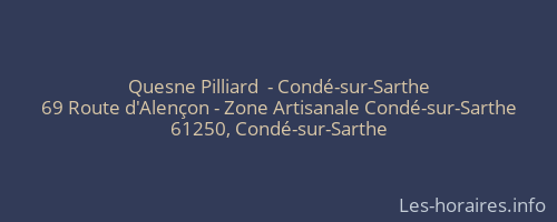Quesne Pilliard  - Condé-sur-Sarthe