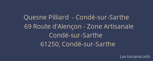 Quesne Pilliard  - Condé-sur-Sarthe