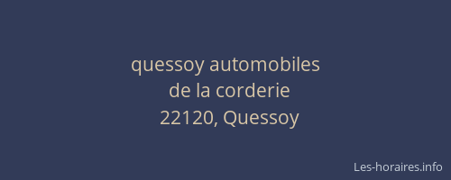 quessoy automobiles
