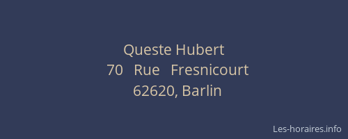 Queste Hubert