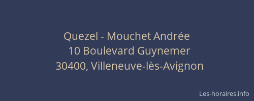 Quezel - Mouchet Andrée