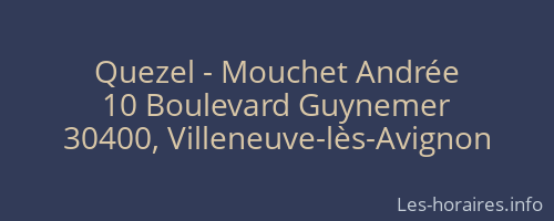 Quezel - Mouchet Andrée