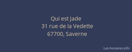 Qui est Jade