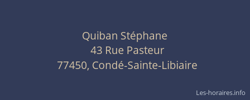 Quiban Stéphane