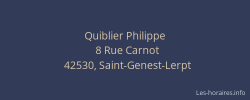 Quiblier Philippe