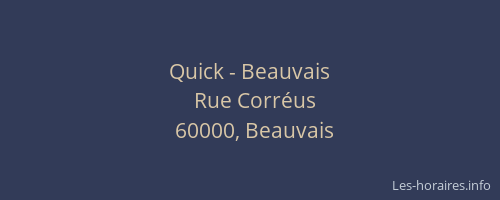 Quick - Beauvais