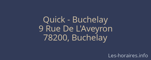 Quick - Buchelay