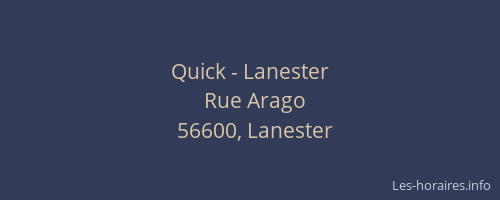 Quick - Lanester