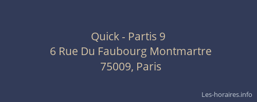 Quick - Partis 9