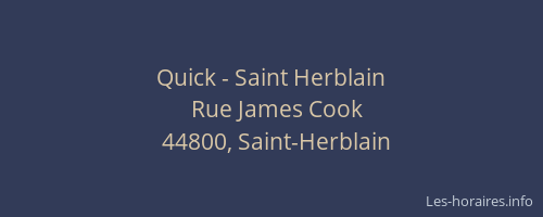 Quick - Saint Herblain