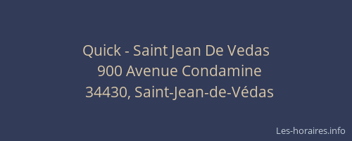 Quick - Saint Jean De Vedas
