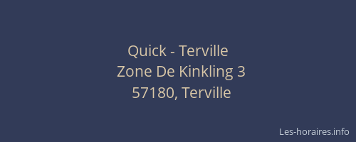 Quick - Terville