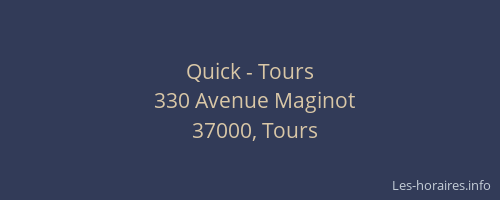 Quick - Tours