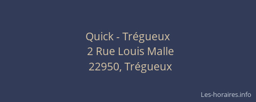 Quick - Trégueux