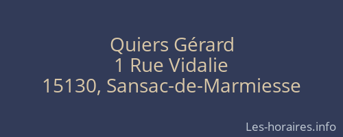 Quiers Gérard