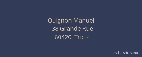 Quignon Manuel